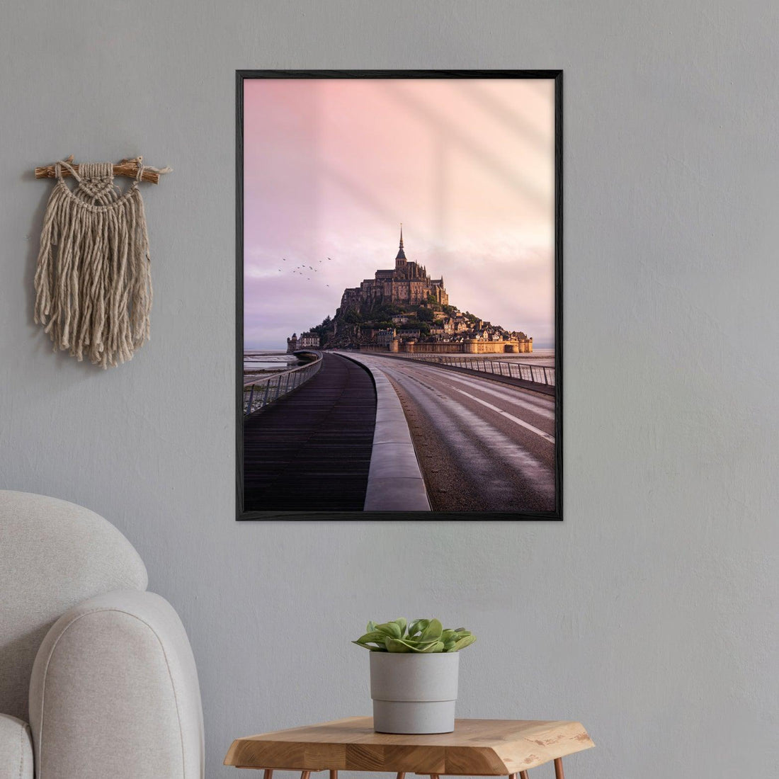 Affiche Le Mont Saint-Michel - cestfrancais.fr