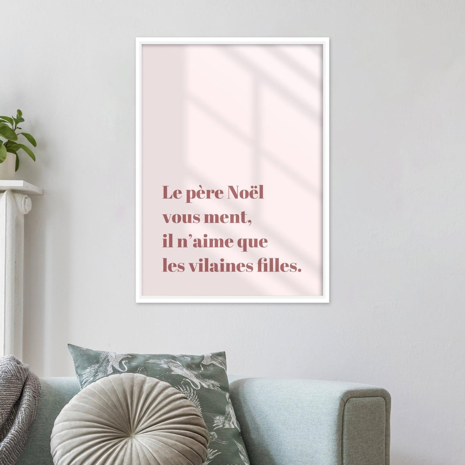 Affiche "Le père noël vous ment" - cestfrancais.fr