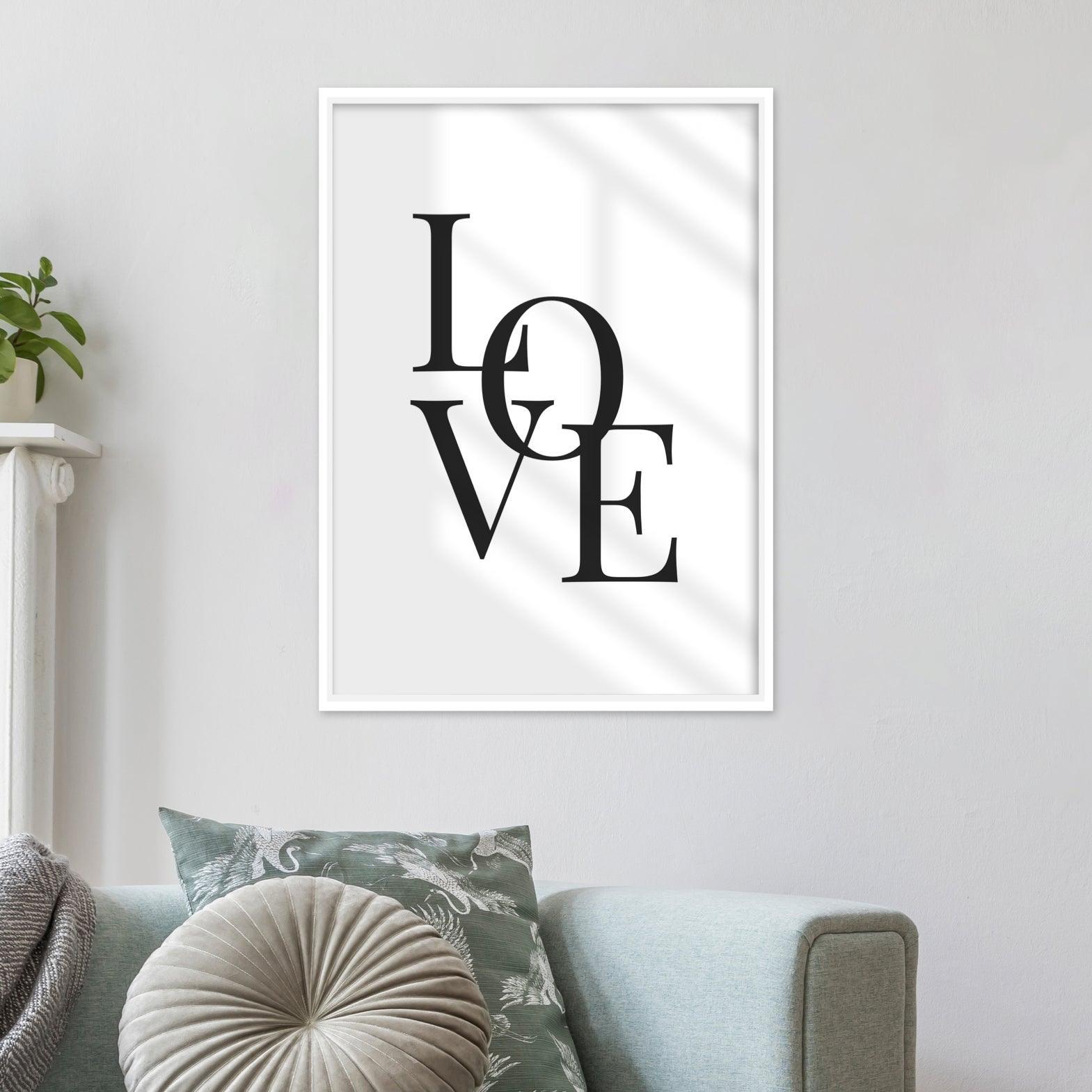 Affiche "Love" - cestfrancais.fr