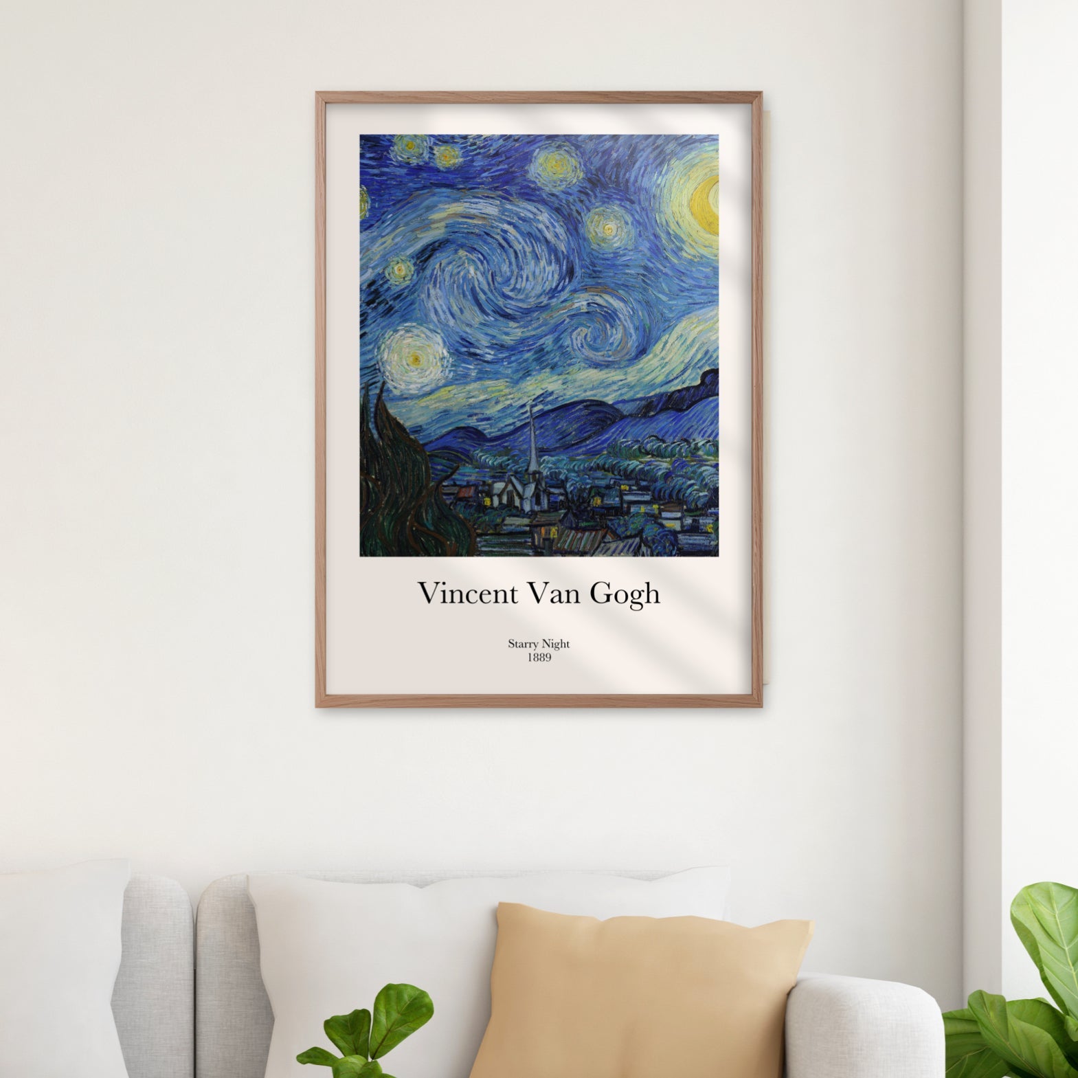 Affiche &quot;Starry night Van Gogh&quot; - Ponkink