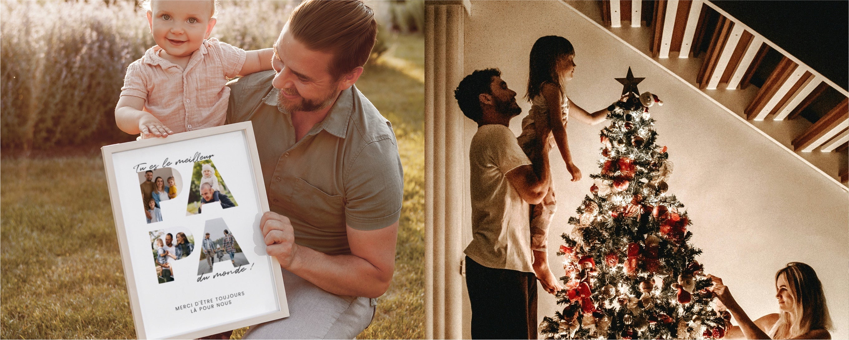 Cadeau Noël Papa personnalisé et Made in France