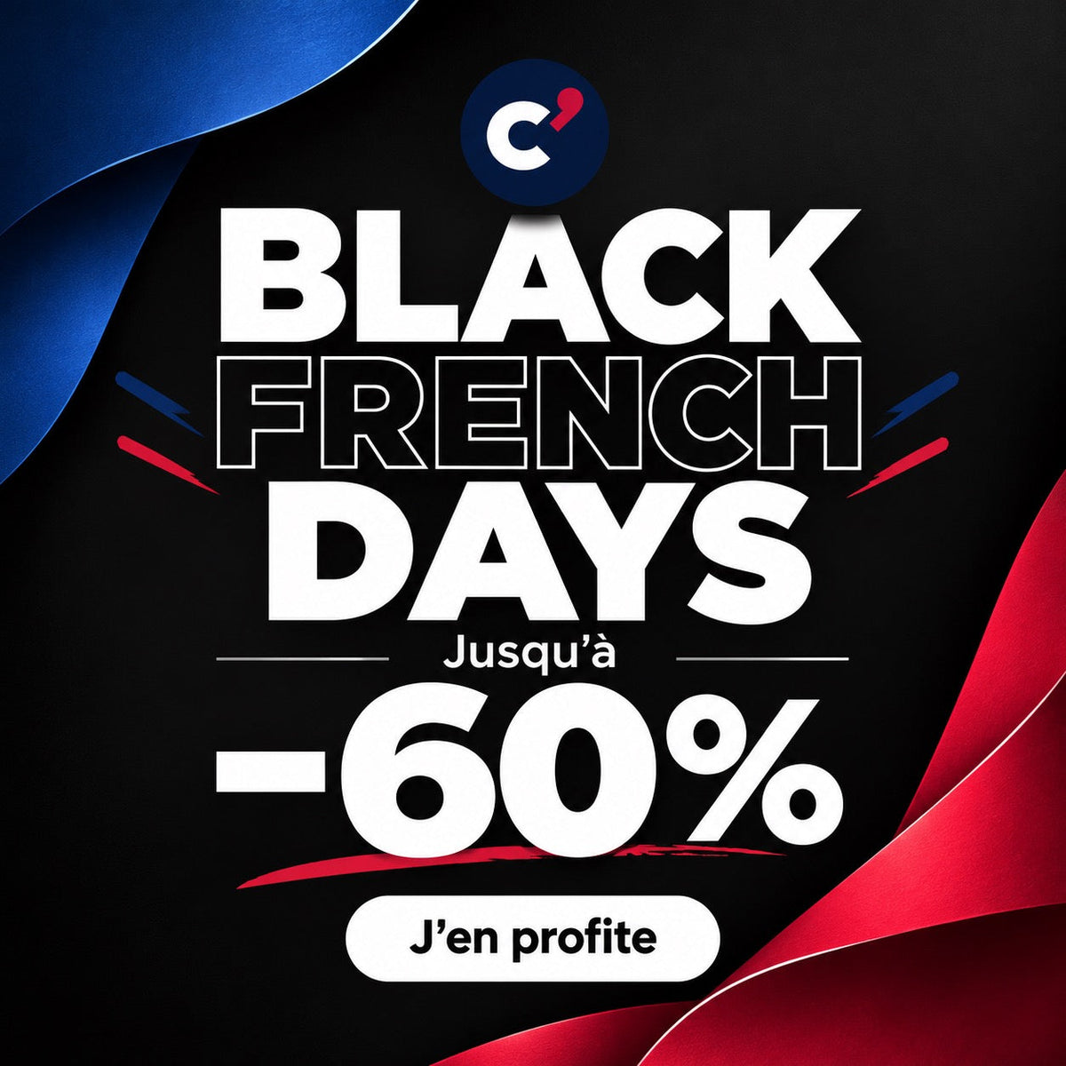 Black French Days — Jusqu’à −60 %