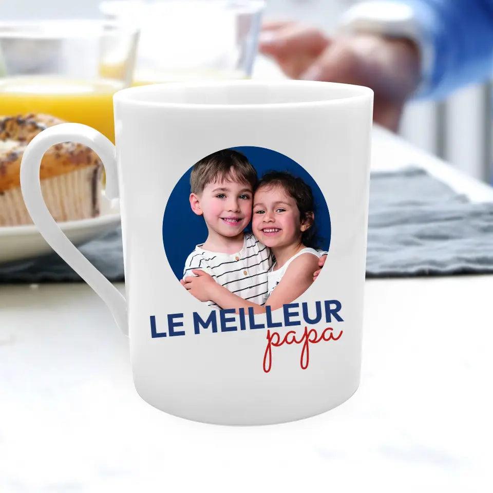 Mug Le meilleur papa + Photo - cestfrancais.fr