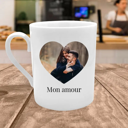 Mug photo cœur