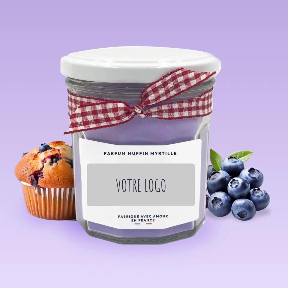 Bougie pot de confiture - Votre logo - cestfrancais.fr