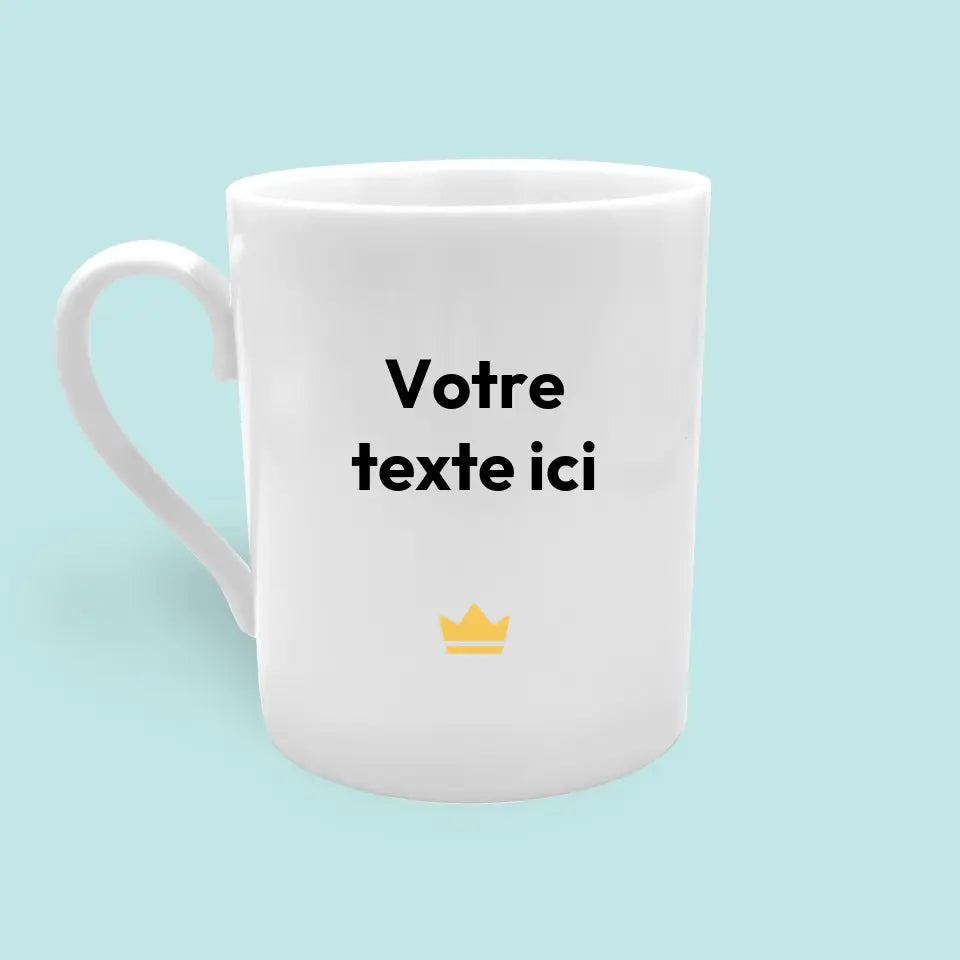 Mug personnalisé - votre texte + clipart