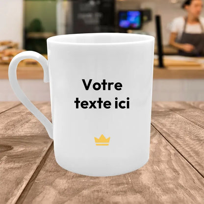 Mug personnalisé - votre texte + clipart