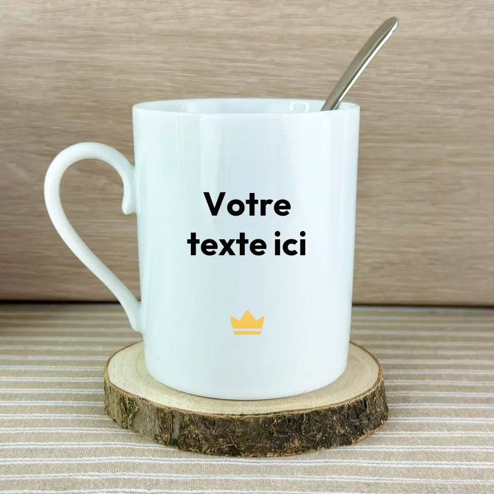 Mug personnalisé - votre texte + clipart