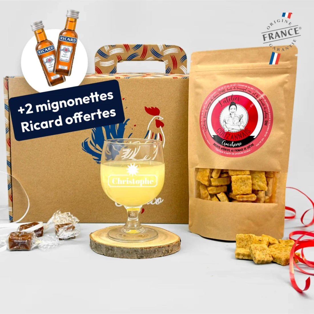 Coffret cadeau Apéro Ricard personnalisé - cestfrancais.fr