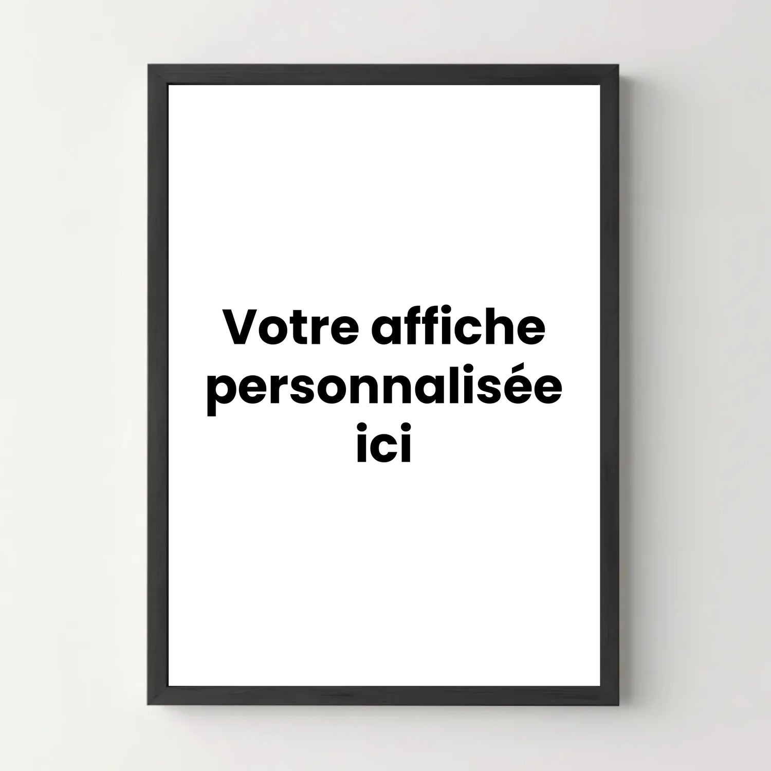 Affiche personnalisée portrait - Votre création personnalisée - cestfrancais.fr