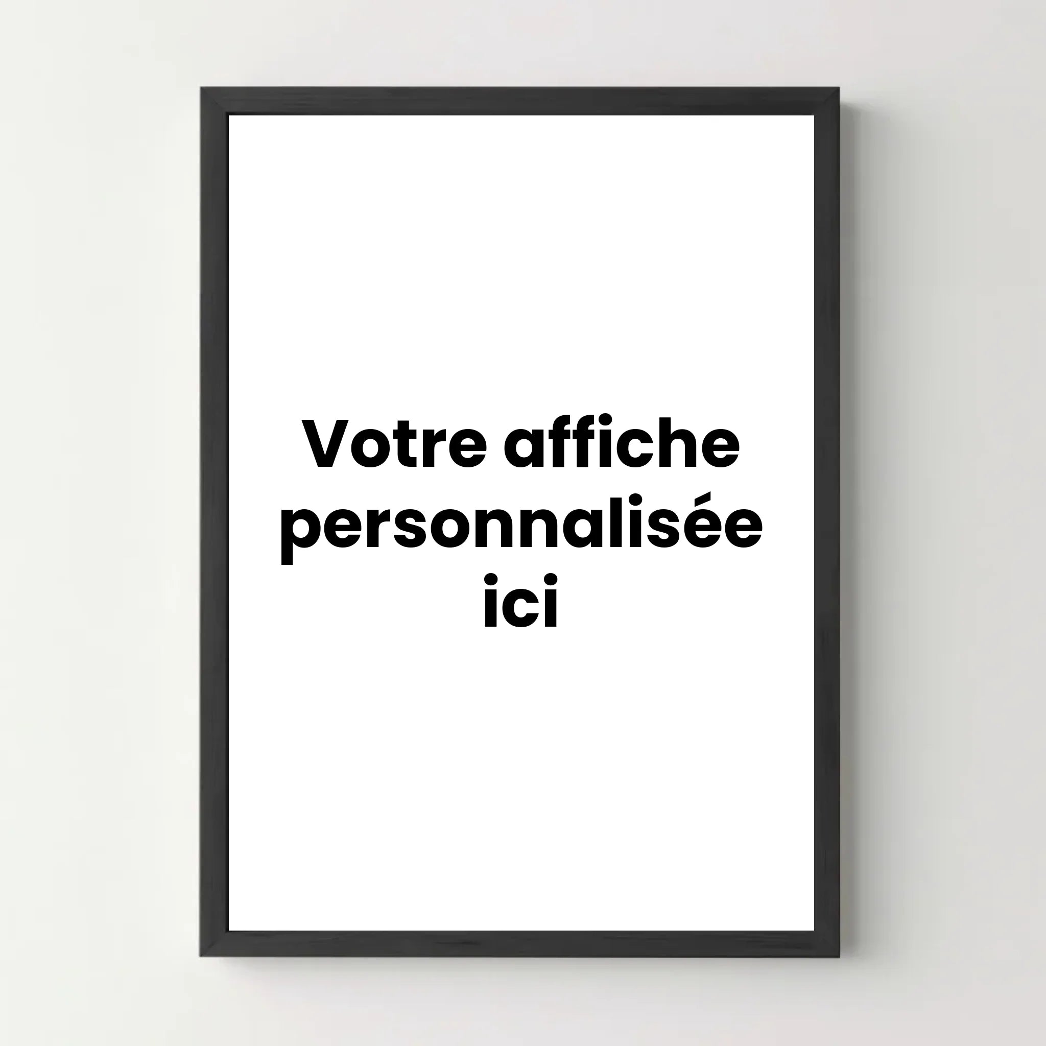 Affiche personnalisée portrait - Votre création personnalisée - cestfrancais.fr