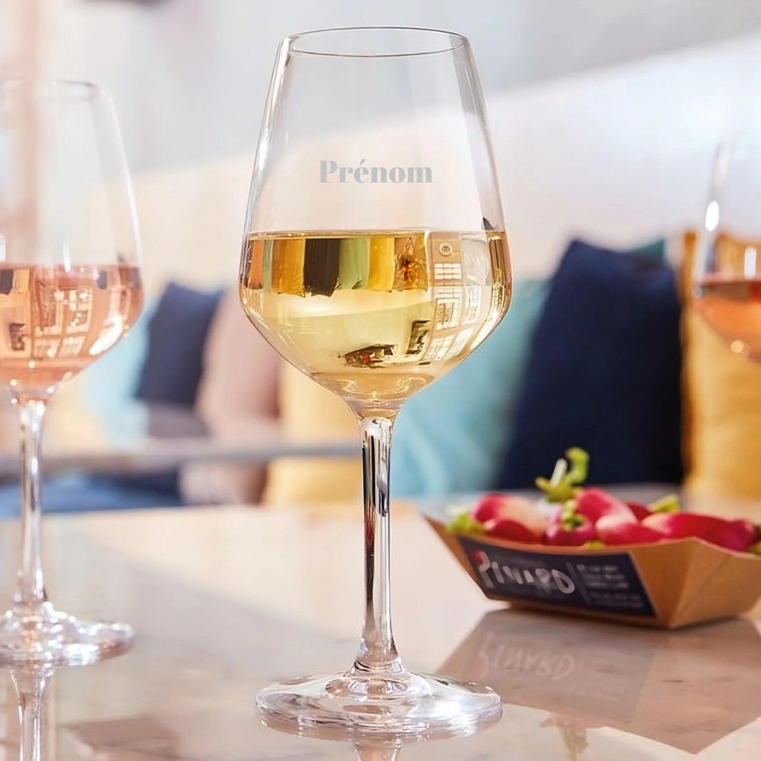 Verre à vin personnalisé - Gravé