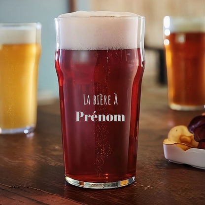 Verre à bière personnalisé - La Bière à 