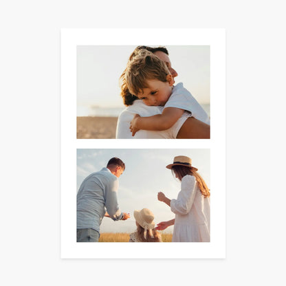 Affiche photos personnalisée - Poster deux photos
