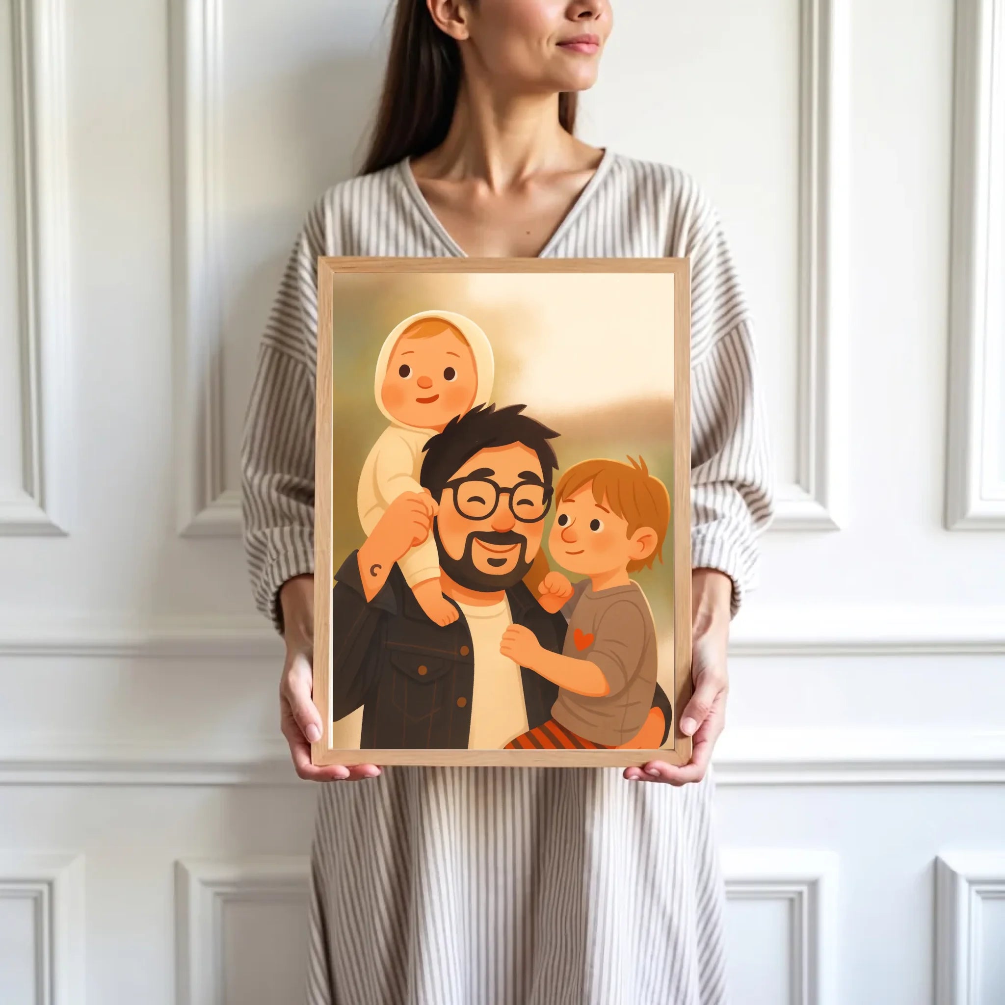 mockup-femme-cadre-bois