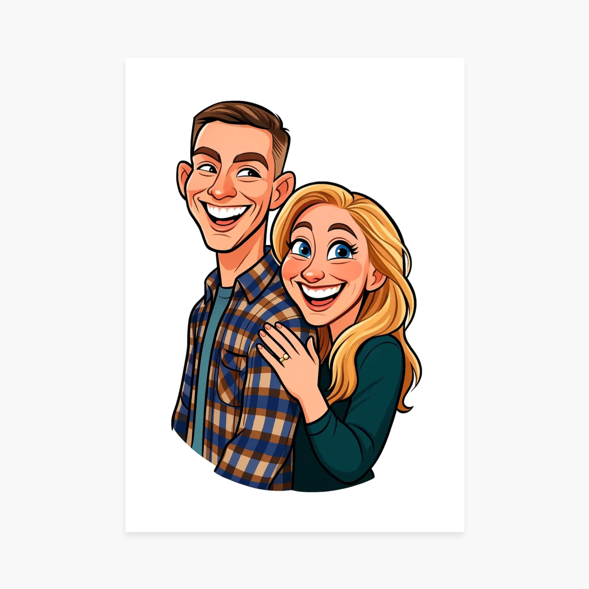 Affiche personnalisée - Votre photo en caricature cartoon