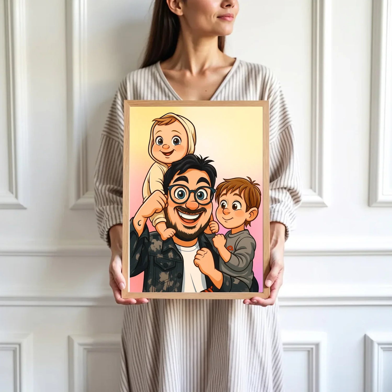 mockup-femme-cadre-bois