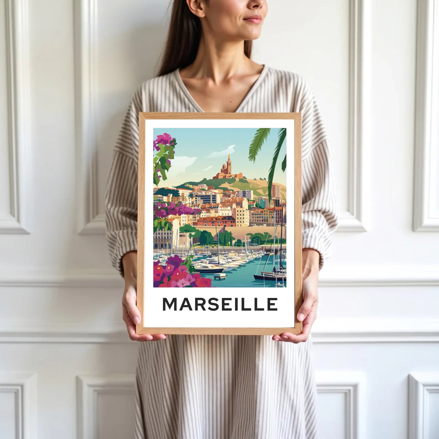 mockup-femme-cadre-bois