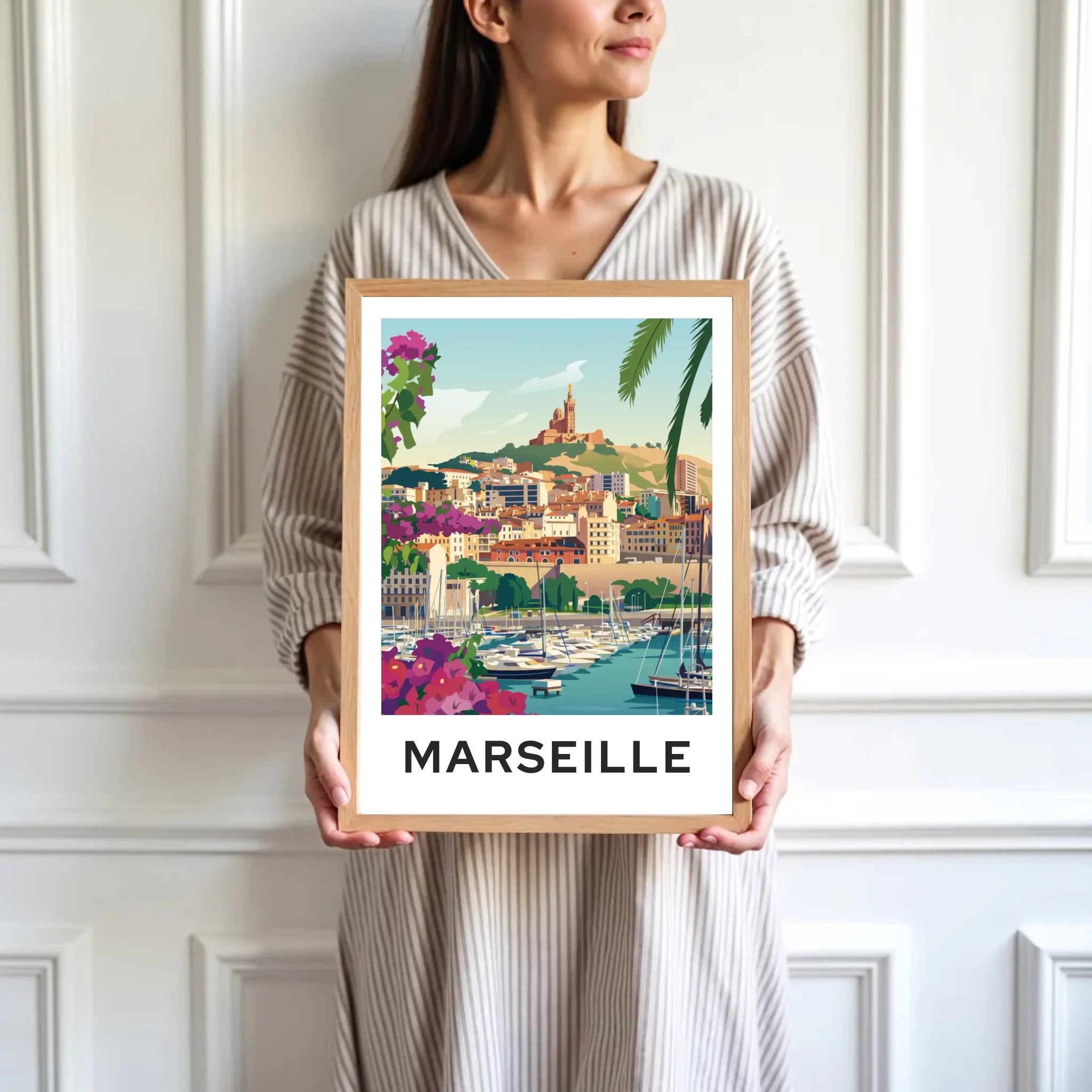 mockup-femme-cadre-bois