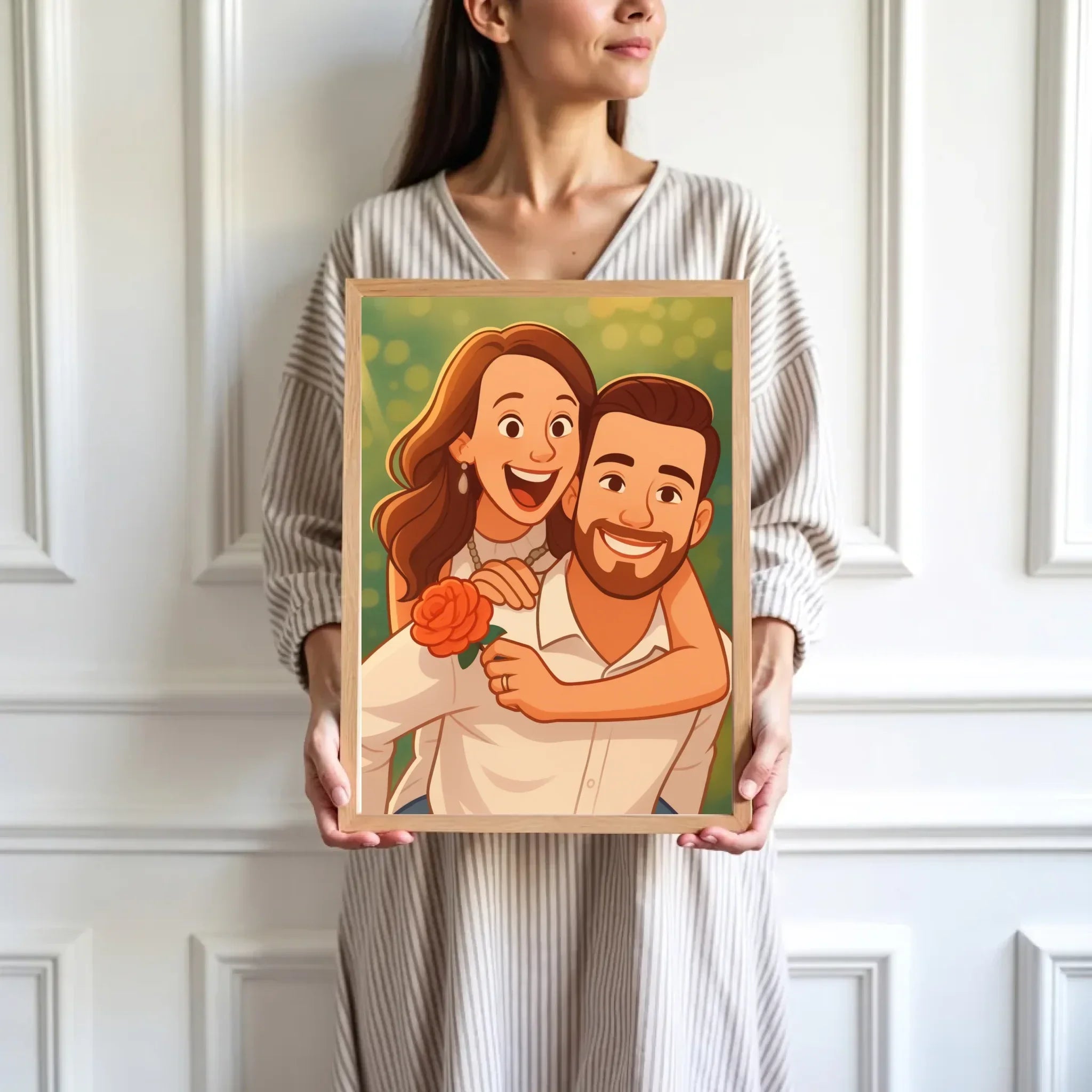 mockup-femme-cadre-bois