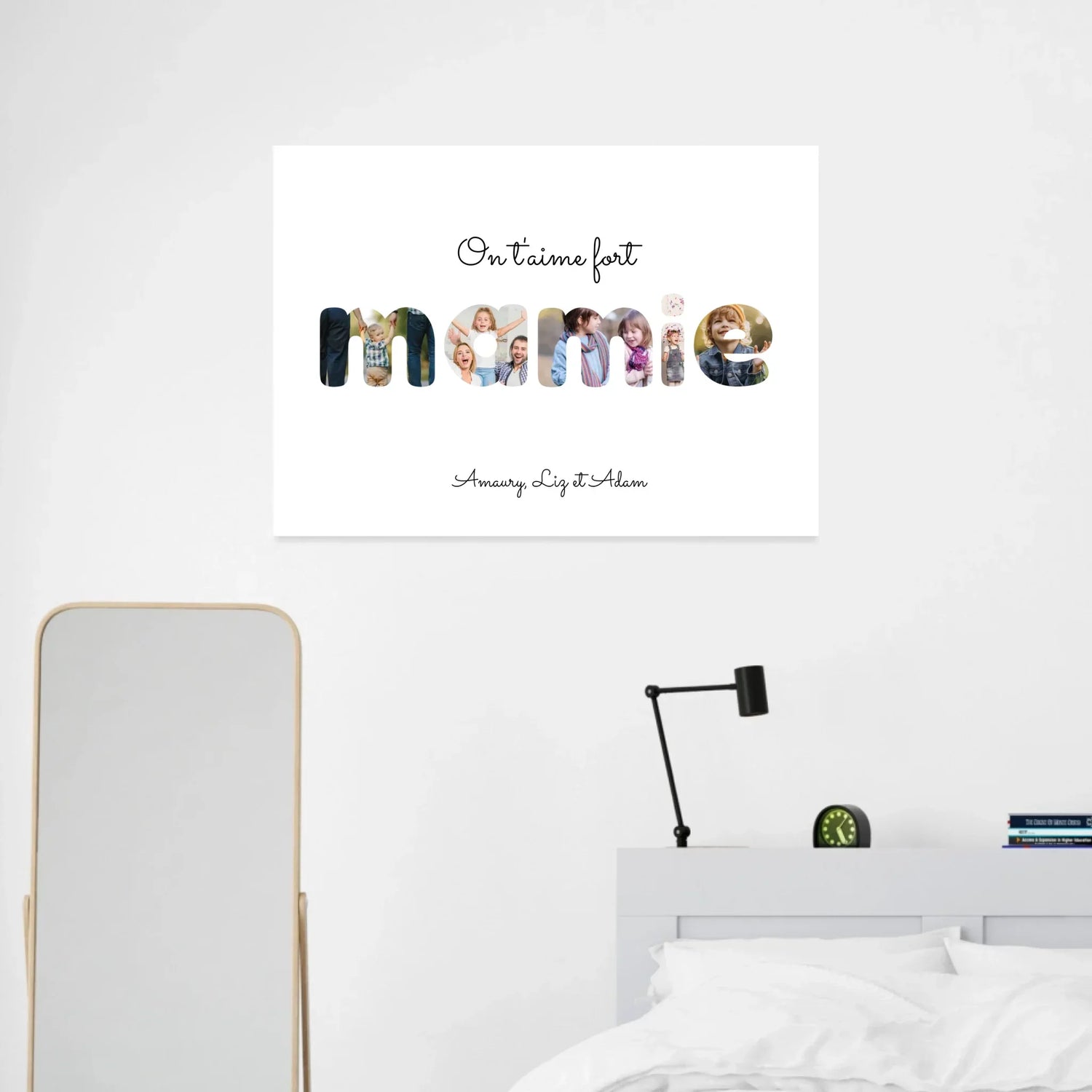 Affiche personnalisée murale avec texte &