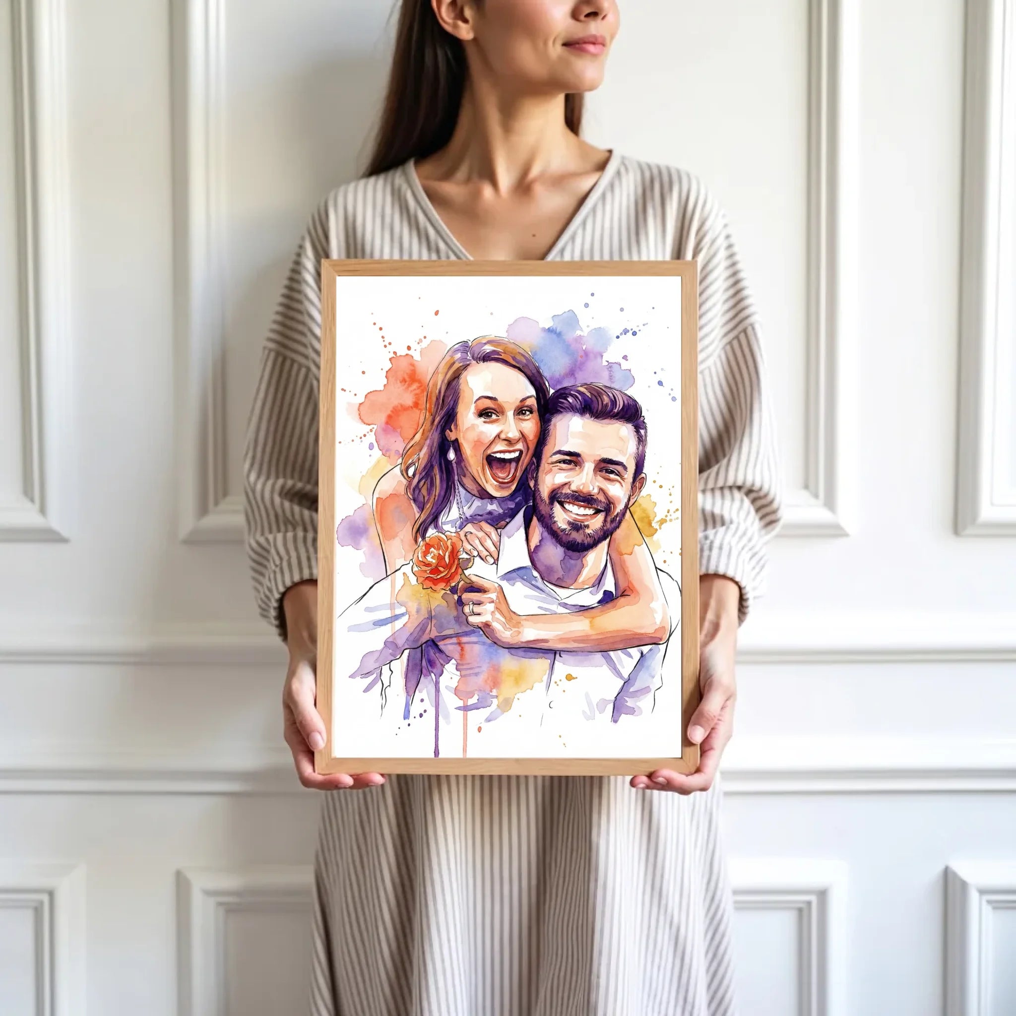 mockup-femme-cadre-bois