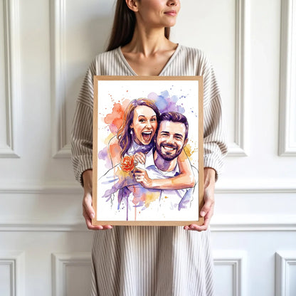 mockup-femme-cadre-bois