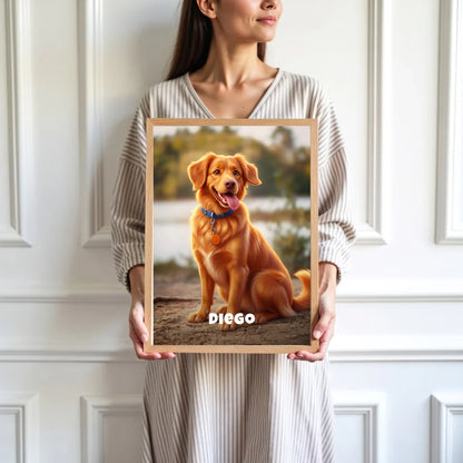 mockup-femme-cadre-bois