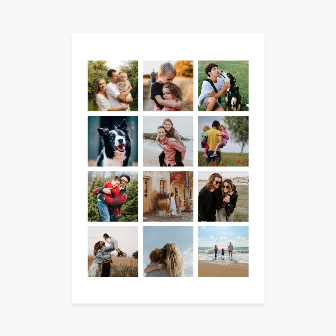 Affiche personnalisée - Pêle-mêle 12 photos