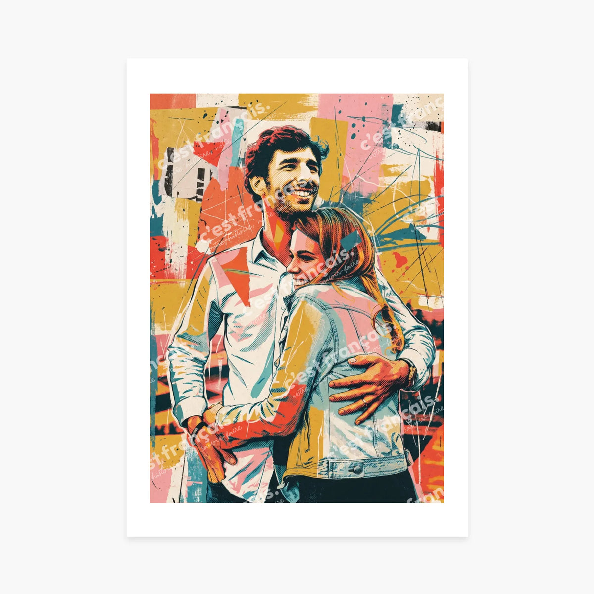Affiche personnalisée - Votre photo en illustration Pop-Art Graffiti