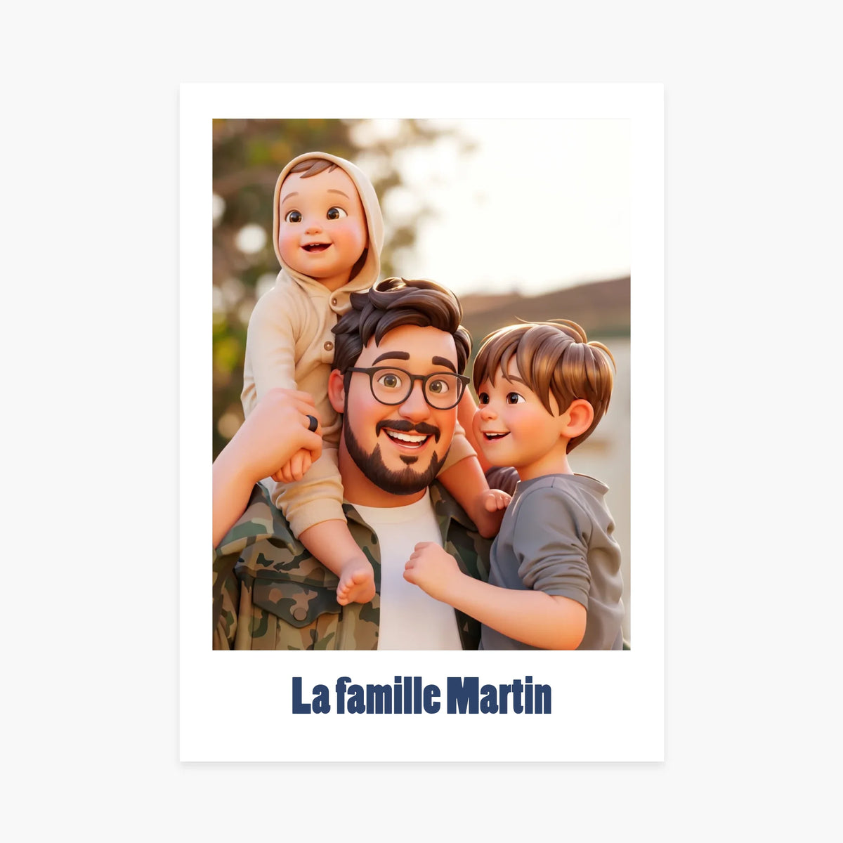 Affiche personnalisée - Votre photo portrait en style film d&