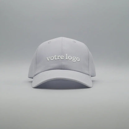 Casquette personnalisée grise brodée &