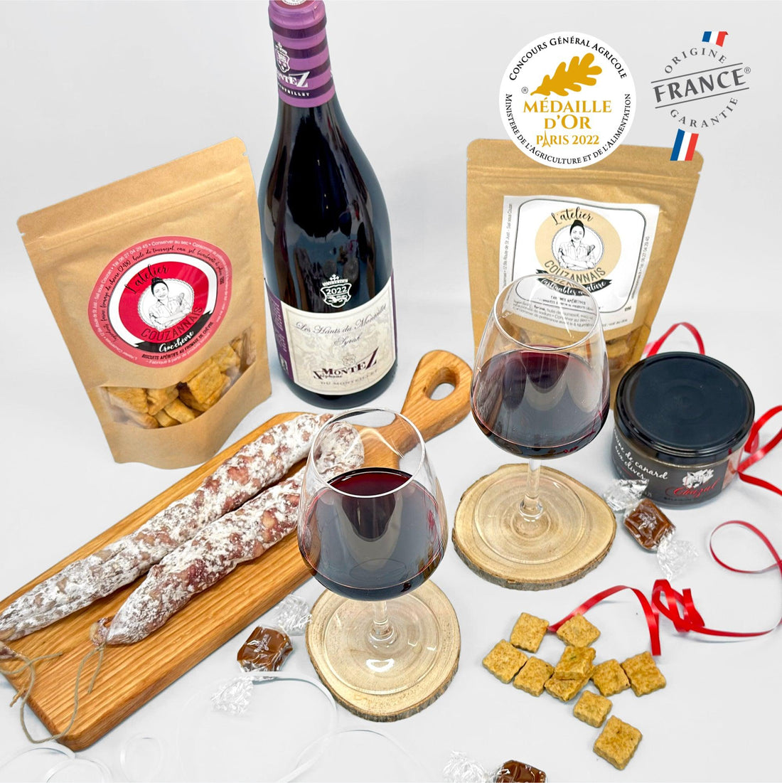 Coffret Cadeau Vin Gourmand - cestfrancais.fr