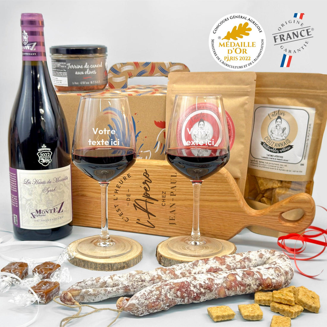 Coffret Cadeau Vin Gourmand - cestfrancais.fr