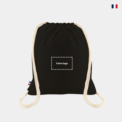 Sac à dos personnalisable - 100% coton tissé France