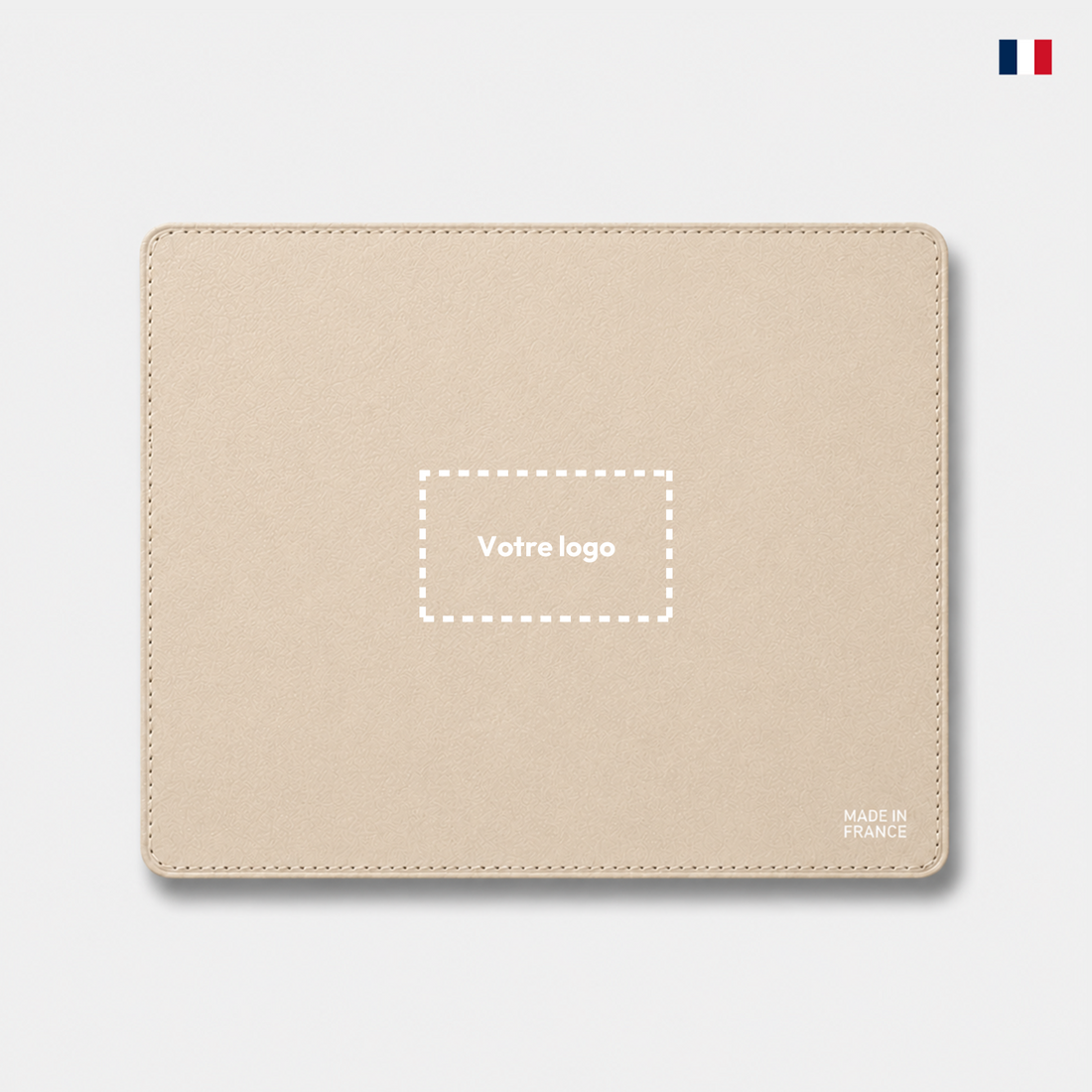 Tapis de souris personnalisable - Cuir recyclé éco-responsable