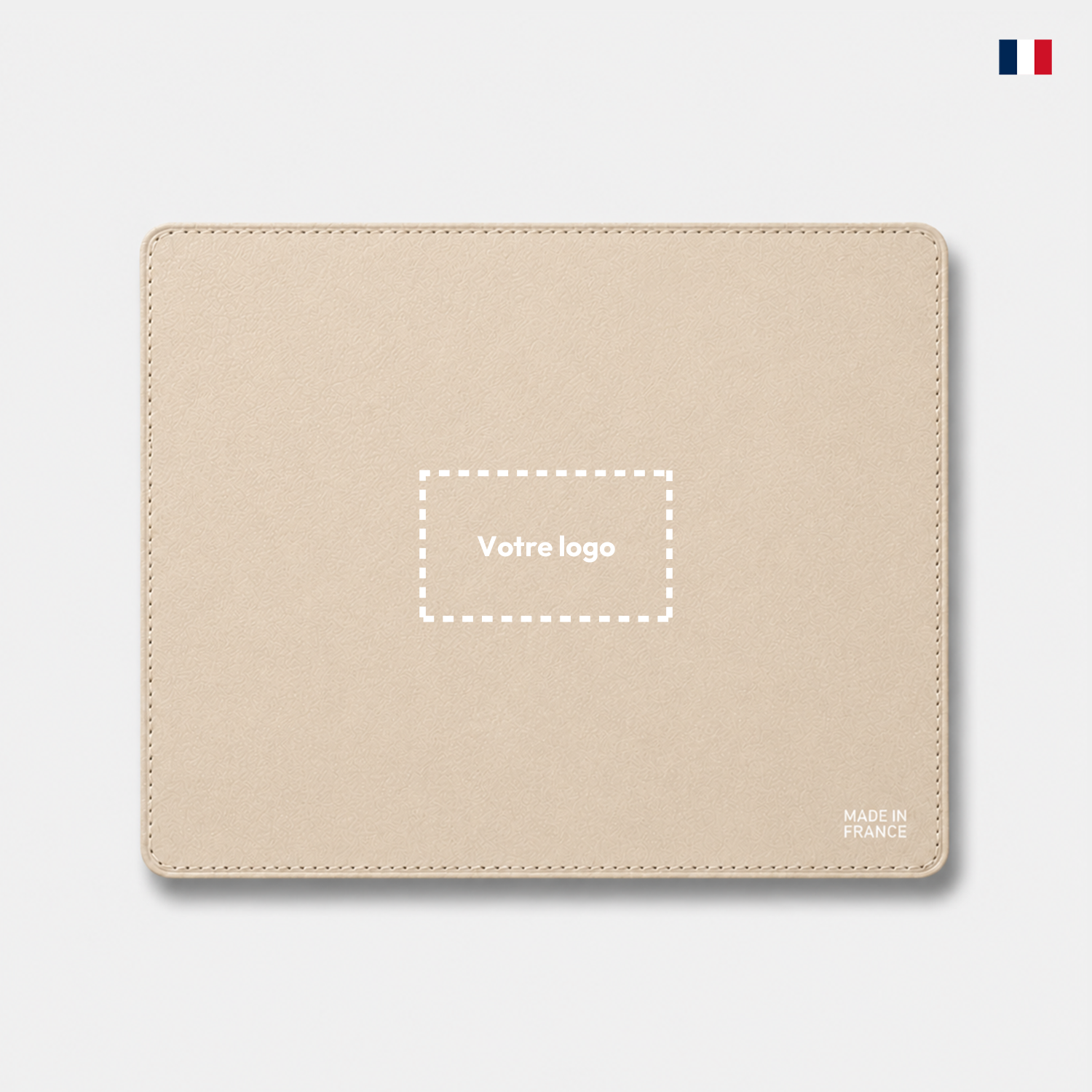 Tapis de souris personnalisable - Cuir recyclé éco-responsable
