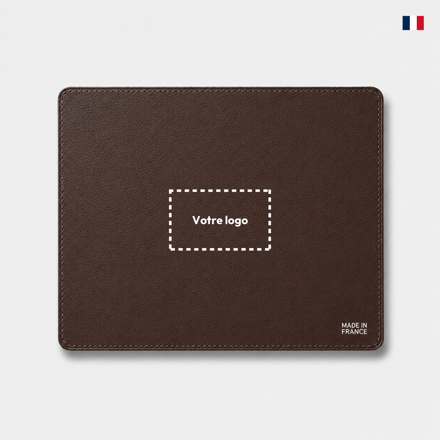 Tapis de souris personnalisable - Cuir recyclé éco-responsable