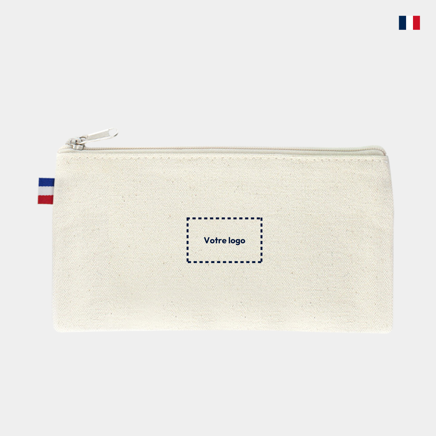 Trousse personnalisable - 100% coton tissé France