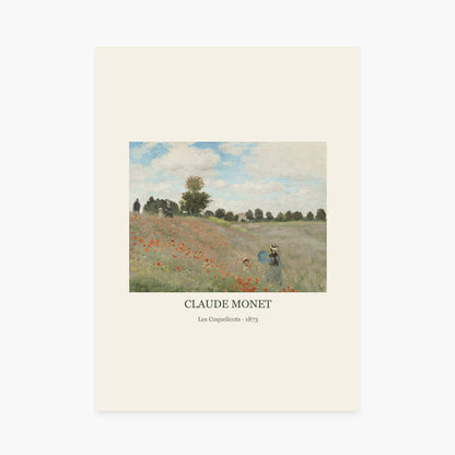 Affiche Monet – Les Coquelicots — sans cadre