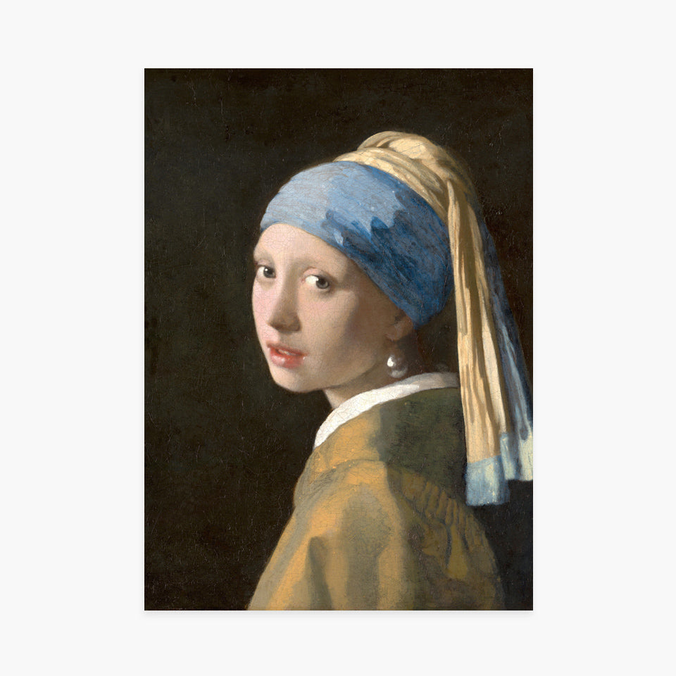 Affiche Vermeer – La Jeune Fille à la perle — sans cadre