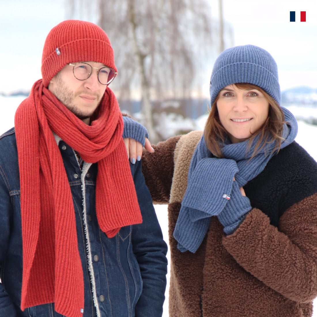 Bonnet en laine recyclée made in France