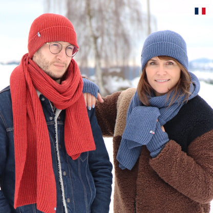 Bonnet en laine recyclée made in France