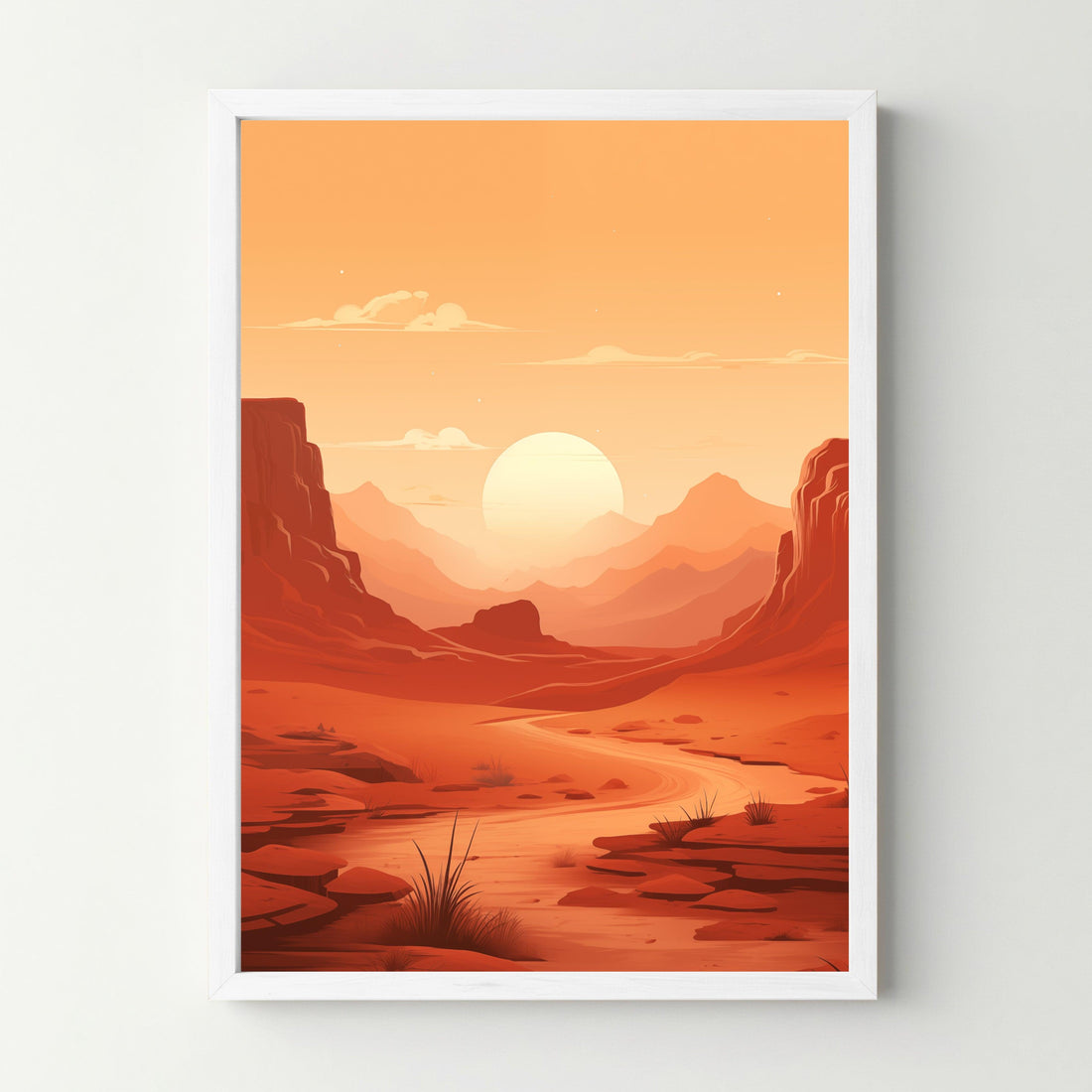 Affiche Sunset Canyon - cestfrancais.fr