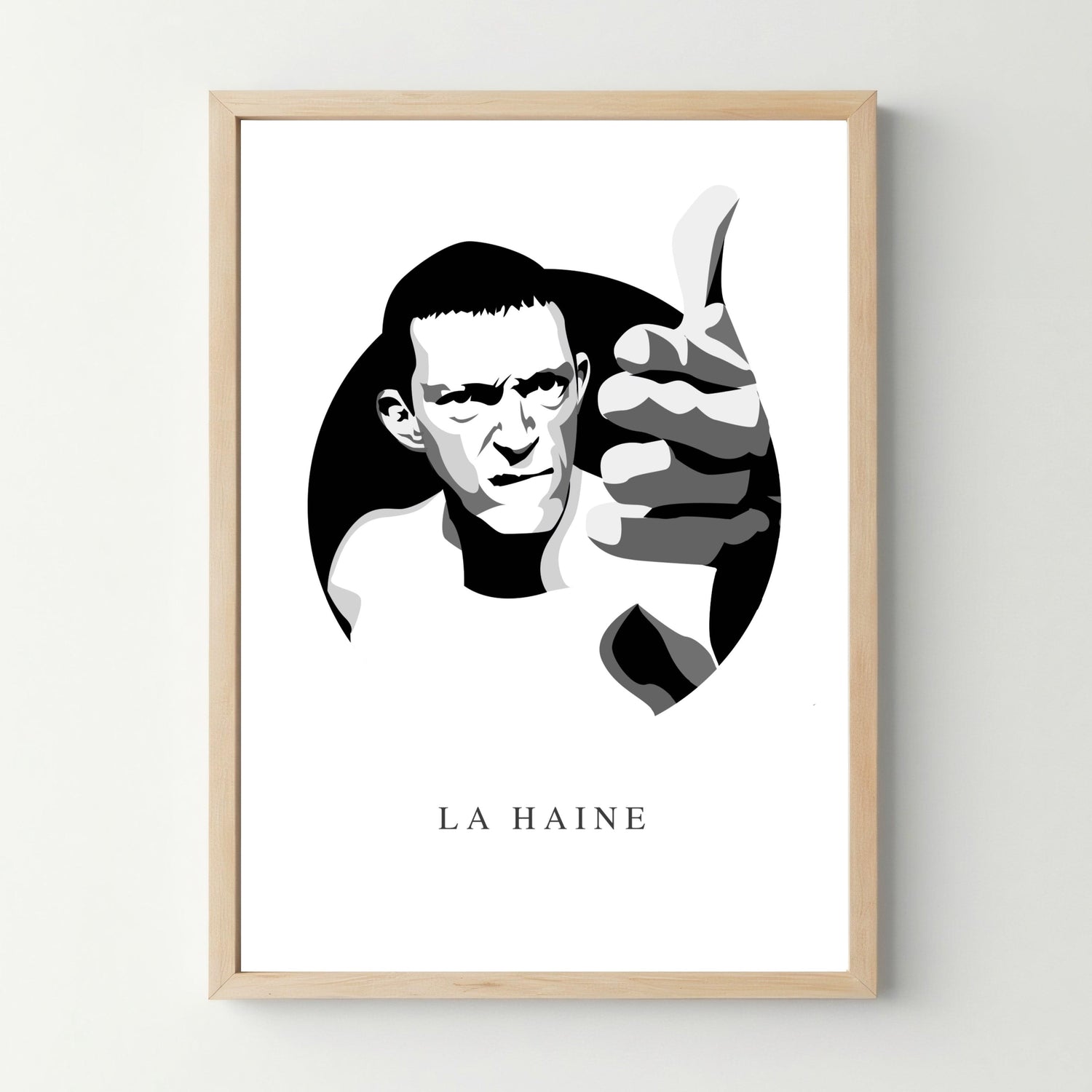 Affiche cinéma - Poster du film &quot;La Haine&quot; - cestfrancais.fr