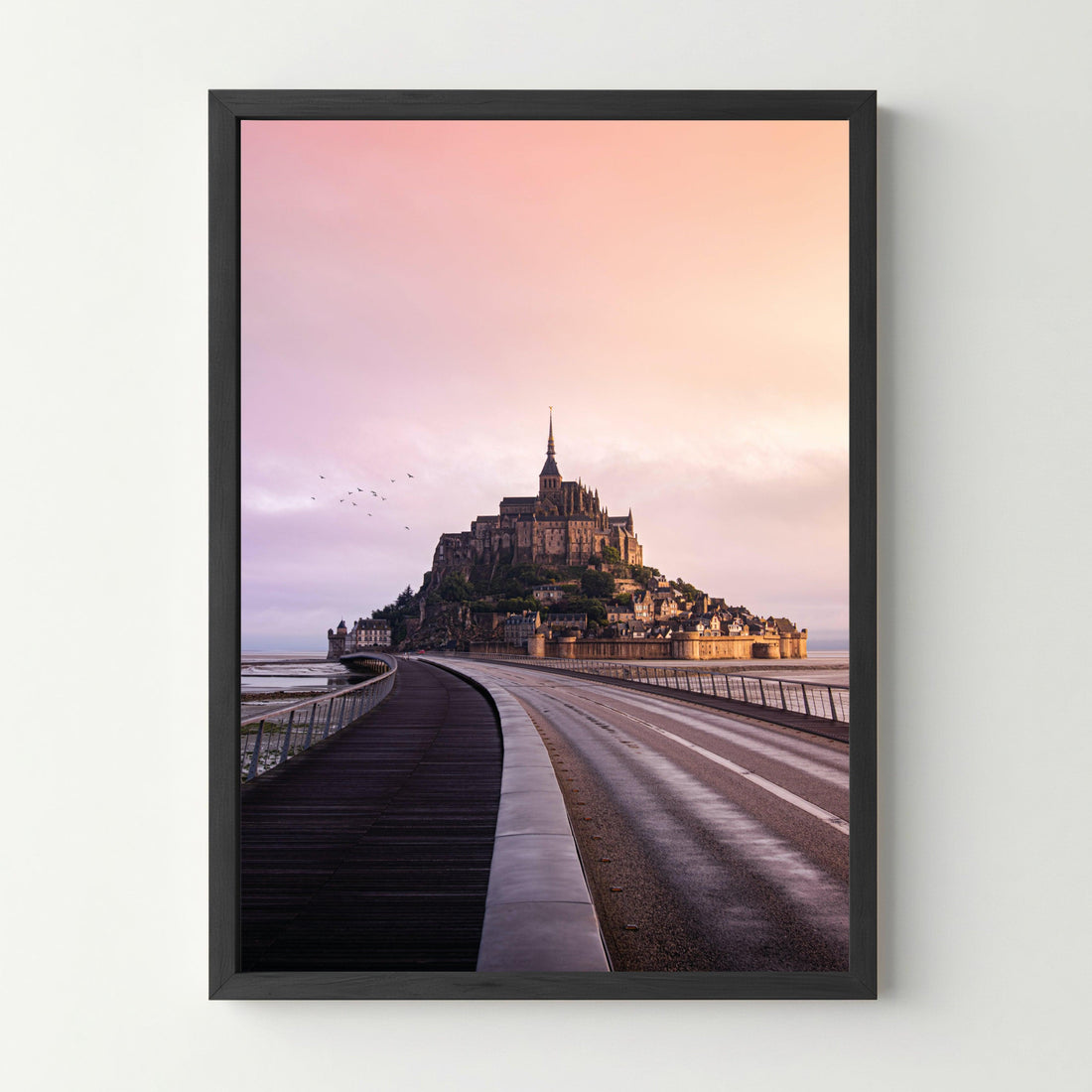 Affiche Le Mont Saint-Michel - cestfrancais.fr