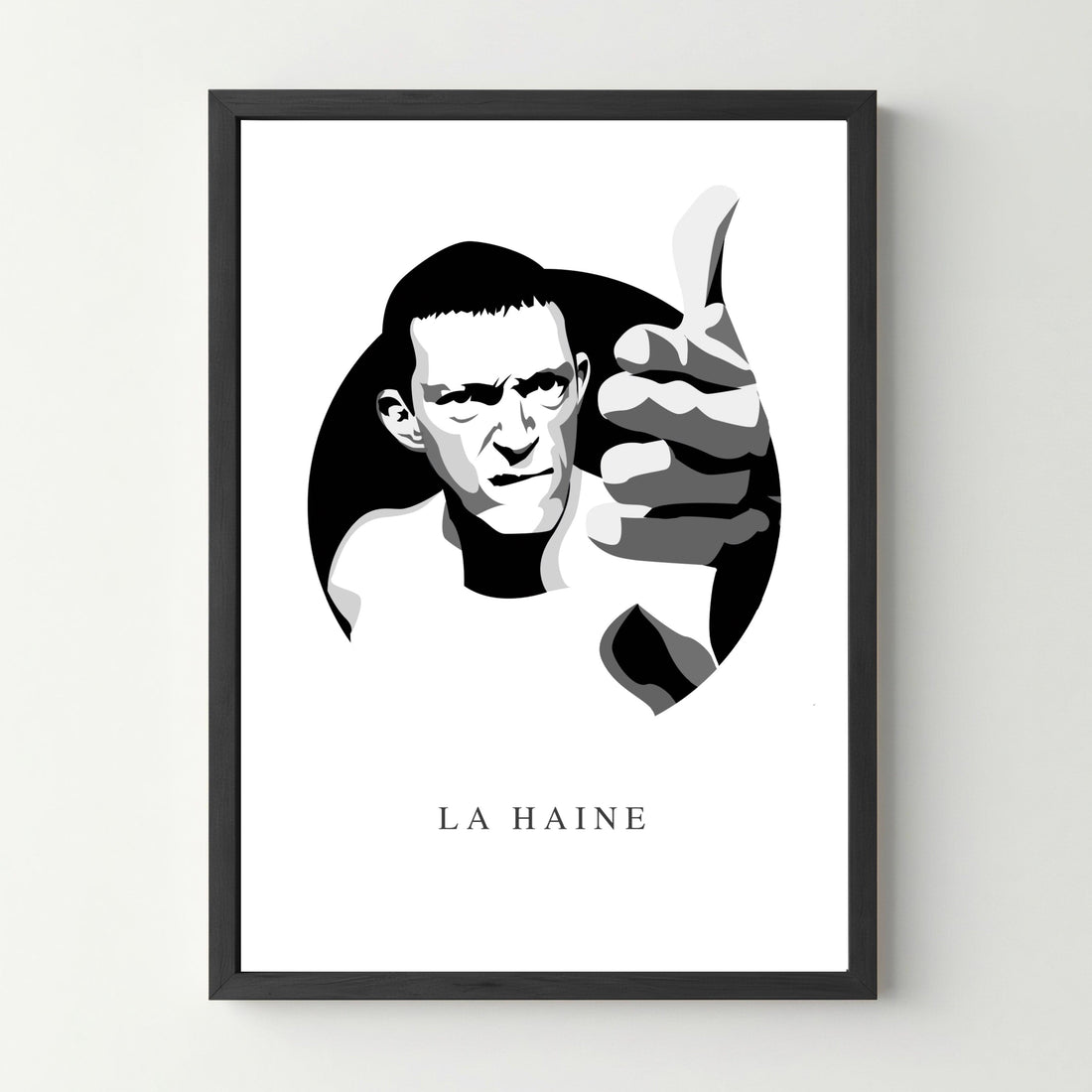 Affiche cinéma - Poster du film &quot;La Haine&quot; - cestfrancais.fr