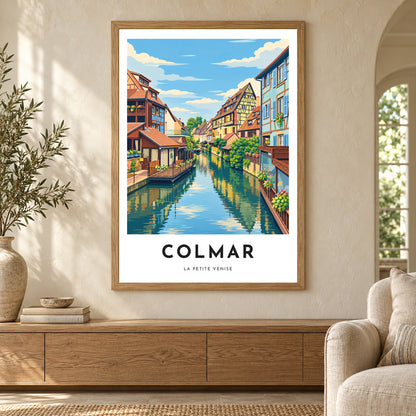 Affiche Colmar – La Petite Venise — mise en situation