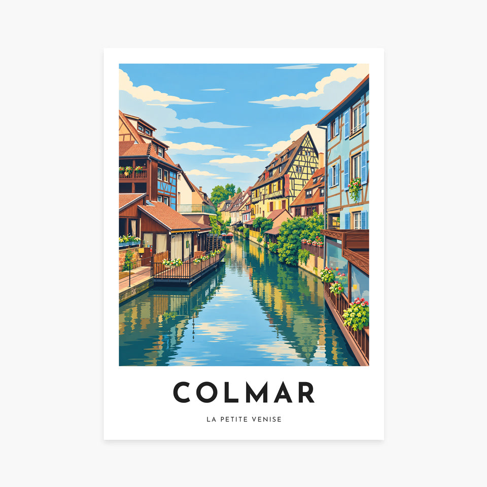 Affiche Colmar – La Petite Venise — sans cadre