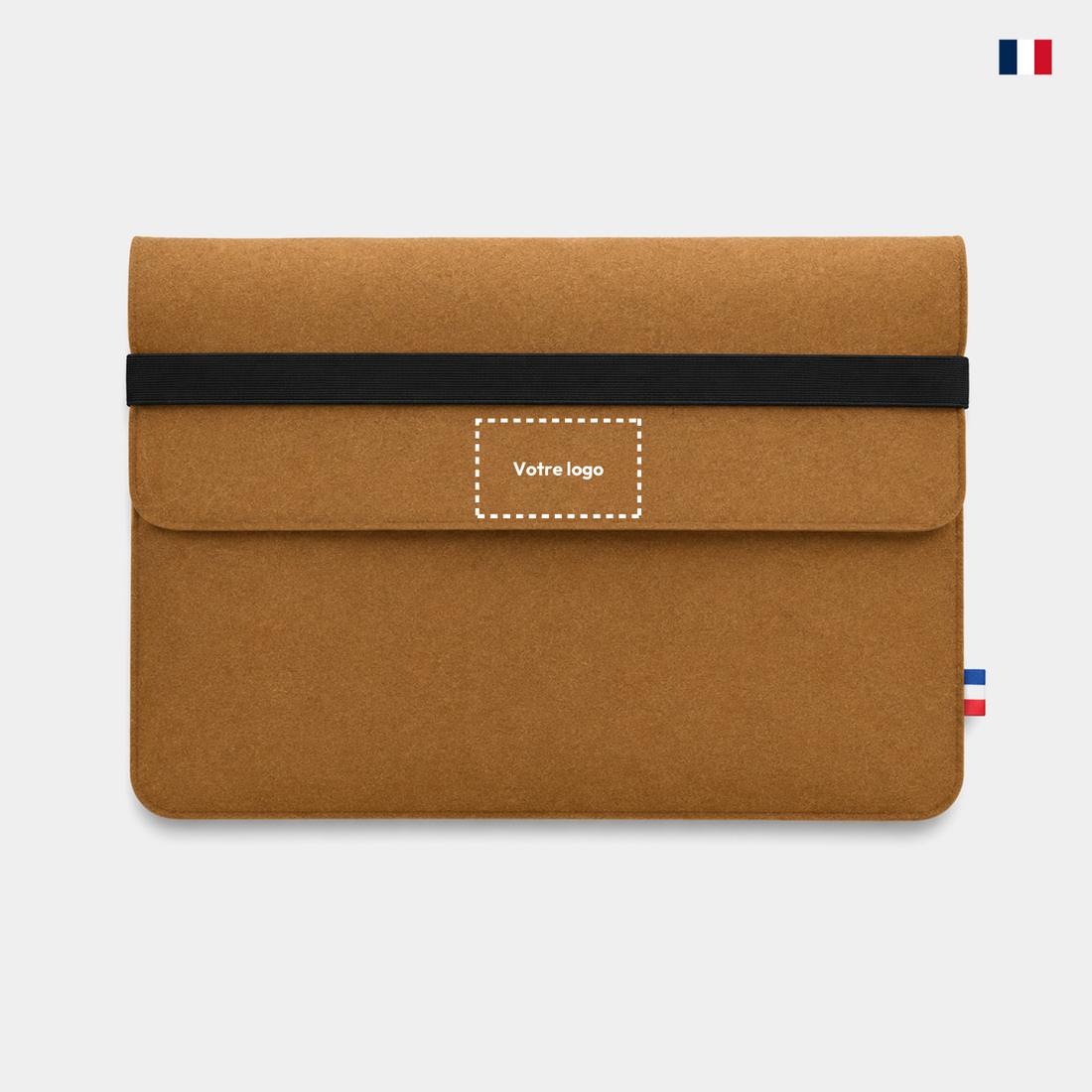 Pochette pour ordinateur personnalisable - Feutrine recyclée éco-responsable